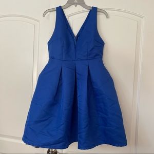 Blue Dress with Pockets